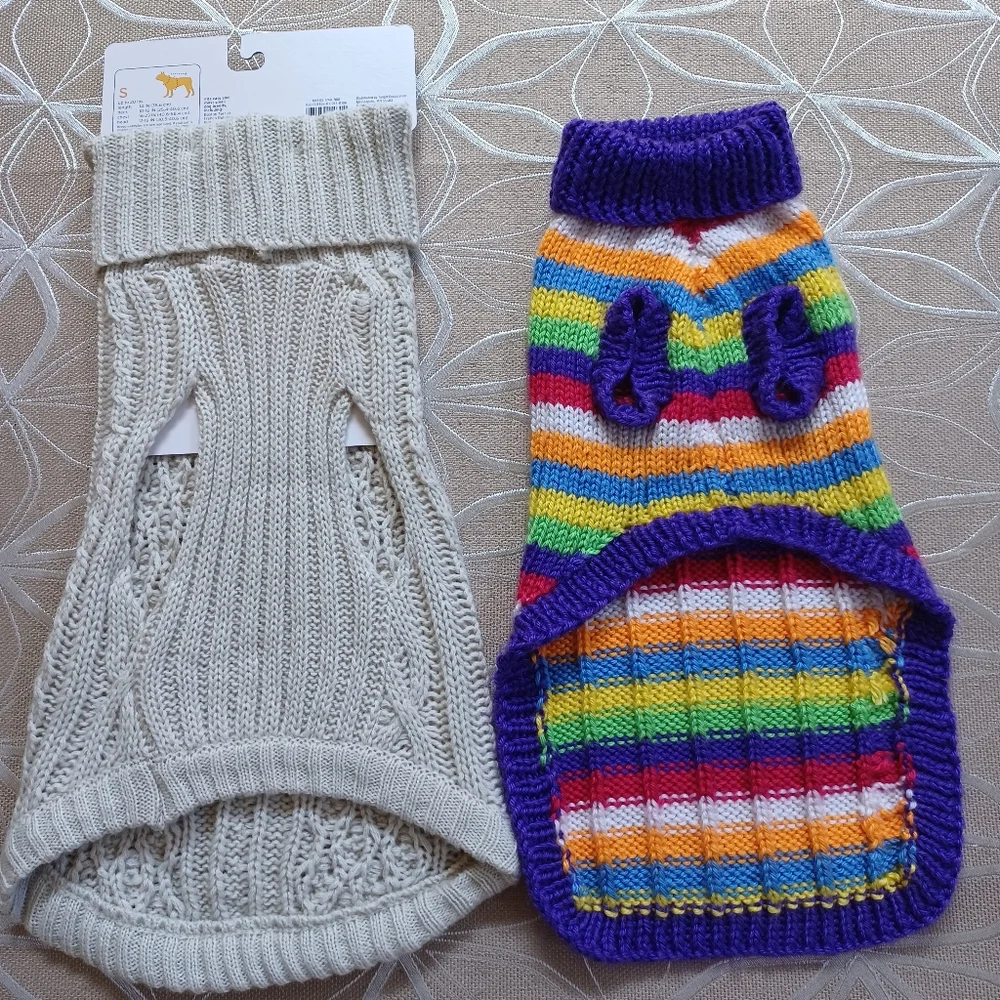 Bundle 2 Dog Sweaters!